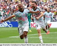 Belgium Stage Dramatic Comeback to Reach World Cup Last 16, USA Advance With 2-0 Victory