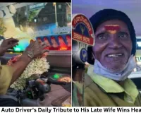 Bengaluru Auto Driver's Daily Tribute to His Late Wife Wins Hearts Online
