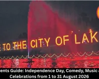  Bhopal Events August 2026 | Independence Day, Comedy Shows, Festivals & Cultural Events