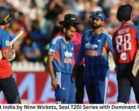 England Beat India by Nine Wickets, Seal T20I Series with Dominant Performance