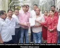Bilaspur Snakebite Compensation Scam: Three Clerks Suspended, Employee Unions Protest Arrests