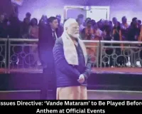 Centre Directs States to Play Vande Mataram Before National Anthem at Official Events