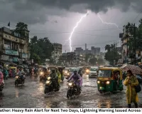 Chhattisgarh Weather: Heavy Rain Alert for Next Two Days, Lightning Warning Issued Across Several Districts
