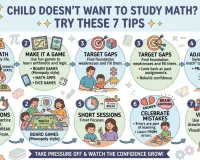 Child Doesn't Want to Study Math? Try These 7 Tips Before You Push Harder
