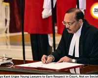 CJI Surya Kant Urges Young Lawyers to Earn Respect in Court, Not on Social Media