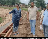 CMO Finds Flaws in ₹1.35-Crore Puran Talab Redevelopment Project in Raisen
