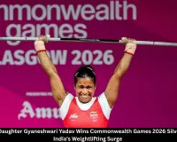 Gyaneshwari Yadav Wins Silver in Women’s 53kg Weightlifting at Commonwealth Games 2026