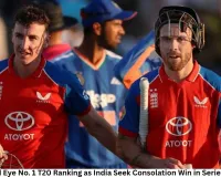 England Eye No. 1 T20 Ranking as India Seek Consolation Win in Series Finale