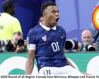 FIFA World Cup 2026 Round of 16 Begins: Canada Face Morocco, Mbappe-Led France Take on Paraguay