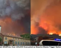 France and Spain Wildfires: Over 220,000 Evacuated as Massive Blazes Trigger National Emergency