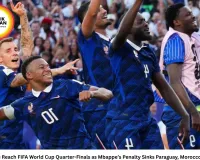 France Reach FIFA World Cup Quarter-Finals as Mbappe’s Penalty Sinks Paraguay, Morocco Await