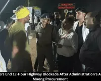 Harda Farmers End 12-Hour Highway Protest After Assurance on Moong Procurement