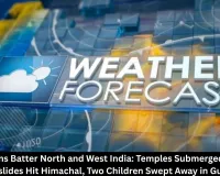 Heavy Rains Across India: Shipra River Submerges Ujjain Temple, Landslides Hit Himachal, IMD Issues Fresh Alerts