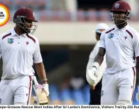 Hope-Greaves Rescue West Indies After Sri Lanka’s Dominance, Visitors Trail by 231 Runs
