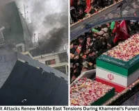 Hormuz Strait Attacks Renew Middle East Tensions During Khamenei's Funeral Procession