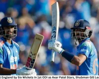 India Beat England by Six Wickets in 1st ODI as Axar Patel Stars, Shubman Gill Leads Chase