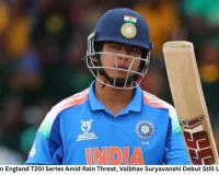 India Begin England T20I Series Amid Rain Threat, Vaibhav Suryavanshi Debut Still Uncertain