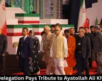 Indian Delegation Pays Final Tribute to Ayatollah Ali Khamenei in Tehran