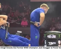 India’s Amanpreet Singh Knocks Out Former WWE Champion Jack Swagger at Power Slap 21 in Las Vegas
