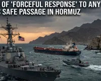 Iran Warns of 'Forceful Response' to Any Retaliation as US Urges Safe Passage in Hormuz