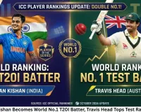 Ishan Kishan Becomes World No.1 T20I Batter, Travis Head Tops Test Rankings