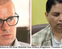 J&K BJP Chief Sends Legal Notice to CM Omar Abdullah Over Bribery Allegations, Threatens ₹100 Crore Defamation Suit