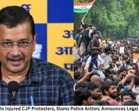 Kejriwal Meets Injured CJP Protesters, Slams Police Action; Announces Legal Aid Helpline