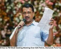Kejriwal Writes to PM Modi Seeking Meeting Over E20 Petrol, Demands Pure Fuel Option