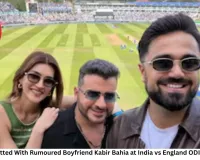 Kriti Sanon Spotted With Rumoured Boyfriend Kabir Bahia at India vs England ODI in Birmingham