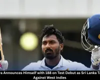 Lahiru Udara Scores 188 on Test Debut as Sri Lanka Reach 338/5 Against West Indies