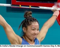 Mirabai Chanu Leads India’s Medal Charge on Commonwealth Games Day 4, Weightlifting in Focus