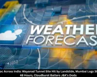 Monsoon Havoc Across India: Wayanad Landslide Injures Six, Mumbai Gets 380 mm Rain, Cloudburst Hits Doda