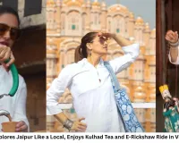 Nargis Fakhri Explores Jaipur Like a Local, Enjoys Kulhad Tea and E-Rickshaw Ride in Viral Travel Video