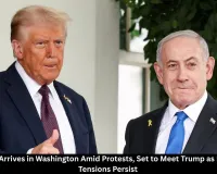 Netanyahu Arrives in Washington Amid Protests, Set to Meet Trump as Middle East Tensions Persist