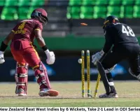 New Zealand Beat West Indies by 6 Wickets, Take 2-1 Lead in ODI Series