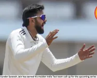 Saransh Jain Earns India Test Call-Up After Long Wait