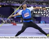 CWG 2026 Day 8: Neeraj Chopra Leads India's Schedule