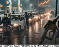 Pakistan Hikes Fuel Prices Again: Petrol Up by Rs 4.93/Litre, Diesel Rises to Rs 367.21