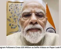 PM Modi's Instagram Followers Cross 105 Million as Selfie Videos on Paper Leak Protests Go Viral
