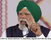 PM Modi Attacks AAP as 'Kattar Beiman' in Jalandhar, Signals BJP Will Go Solo in Punjab 2027