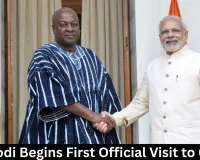PM Modi Begins First Official Visit to Ghana