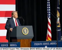 Trump-Backed MAGA Super PAC Amasses $400 Million Ahead of US Midterm Elections