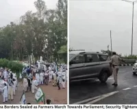 Punjab-Haryana Borders Sealed as Farmers March Towards Parliament; Security Tightened Across NCR