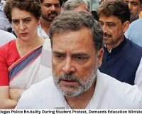Rahul Gandhi Alleges Police Brutality During Student Protest, Demands Education Minister's Resignation