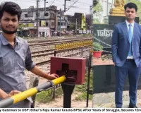 Railway Gateman to DSP: Bihar’s Raju Kumar Cracks BPSC After Years of Struggle, Secures 72nd Rank