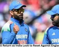 Rohit Sharma, Virat Kohli Return as India Look to Reset Against England in ODI Series Opener