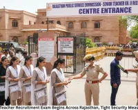 RPSC Senior Teacher Recruitment Exam Begins Across Rajasthan, Tight Security Measures in Place