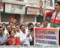 Ruchi Veera’s Rising Influence Reshapes SP Politics in Moradabad, Leadership Battle Draws Attention