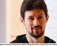 Russia Charges Telegram Founder Pavel Durov With Aiding Terrorism, Places Him on International Wanted List