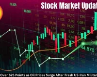 Sensex Falls 625 Points as Rising Oil Prices After US-Iran Escalation Hit Indian Markets